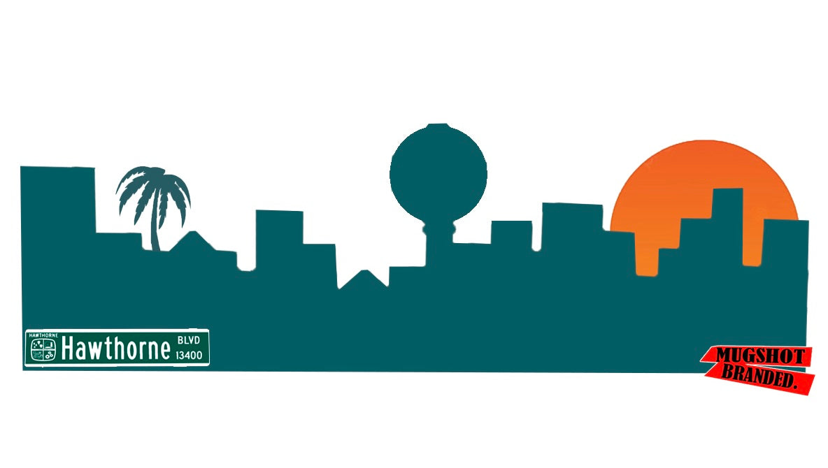 City of Hawthorne skyline silhouette T-Shirt