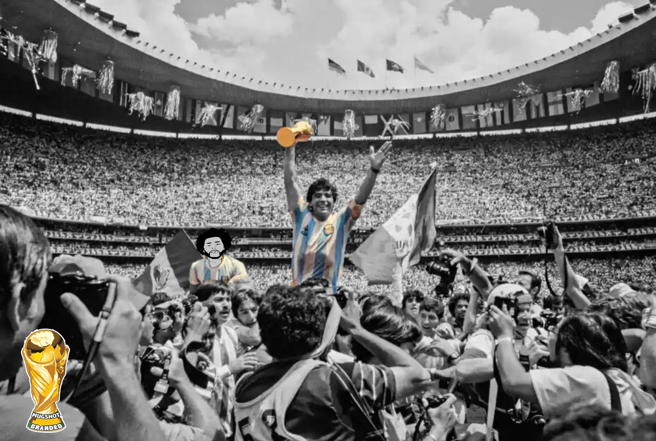MugshotBranded World Cup Tshirt (MARADONA)